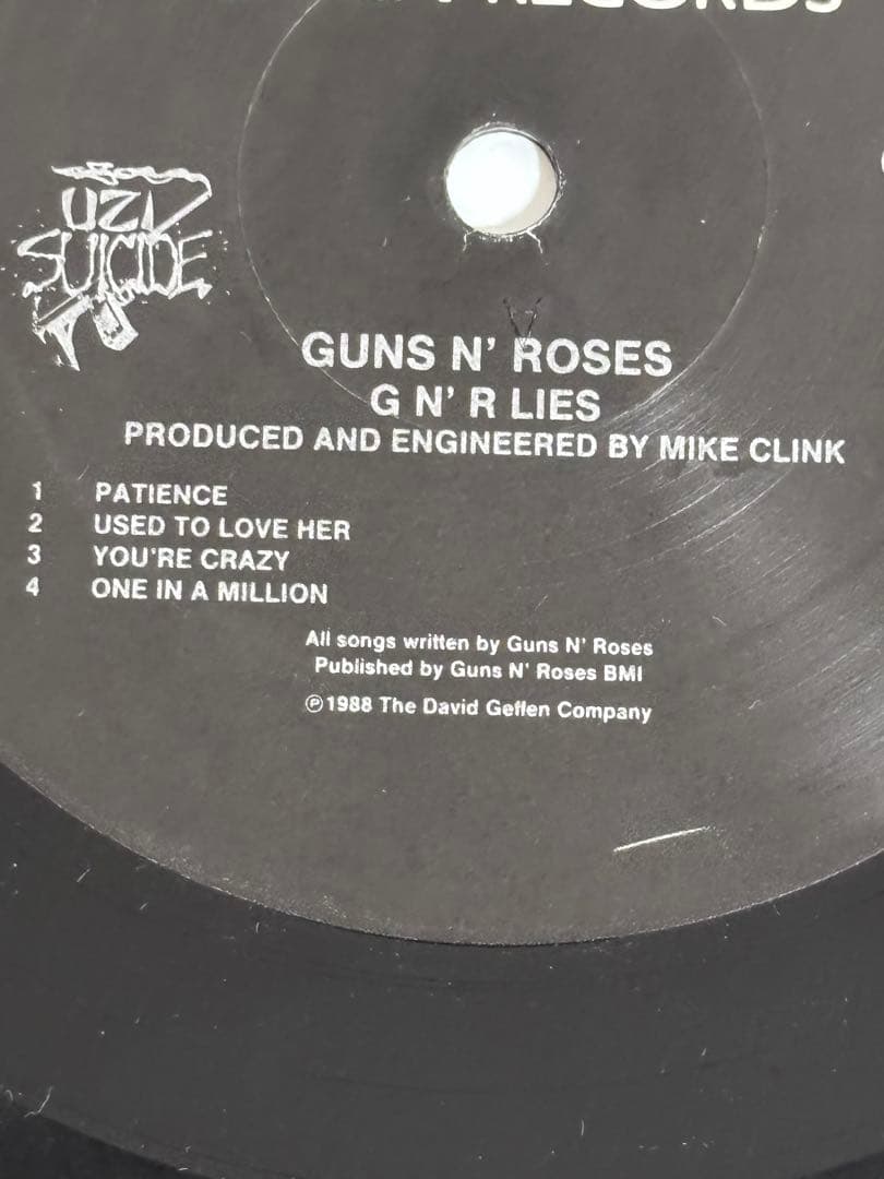 Guns N' Roses GN'R Lies レコード 輸入盤