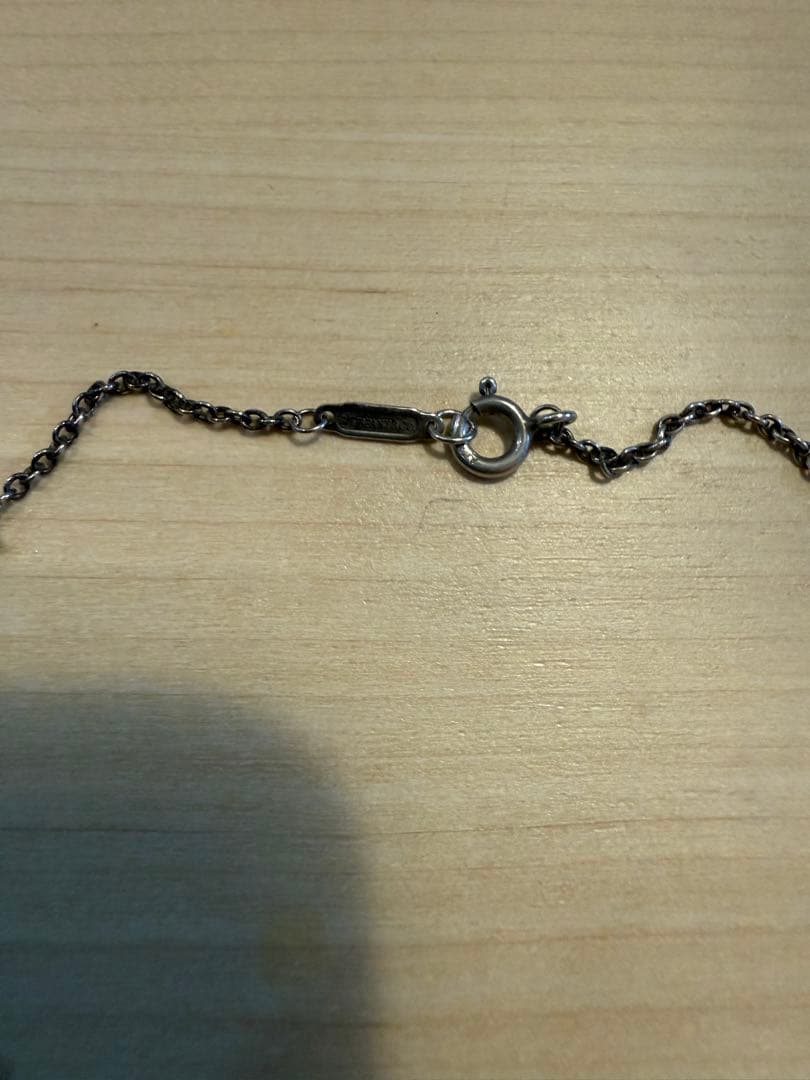 Tiffany クロスペンダント18金 Tiffanyチェーン付き