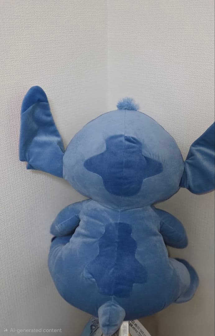 スティッチ ぬいぐるみ 大きめ 青色約50cm