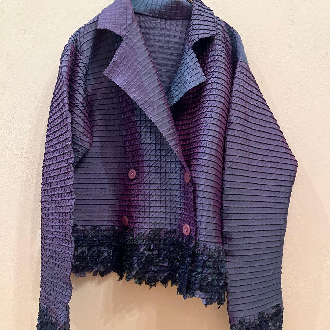 レア ISSEY MIYAKE　イッセイミヤケ　スチーム　ジャケット