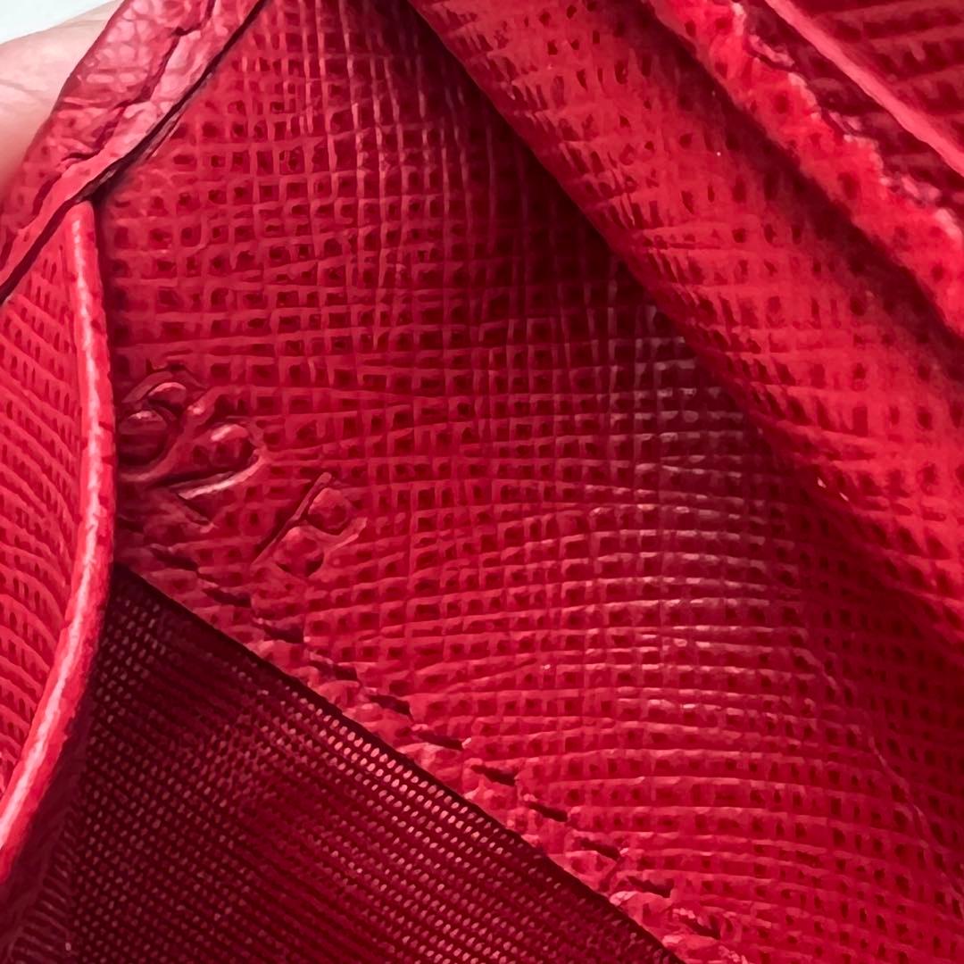 218 極上美品 PRADA プラダ 2つ折り財布