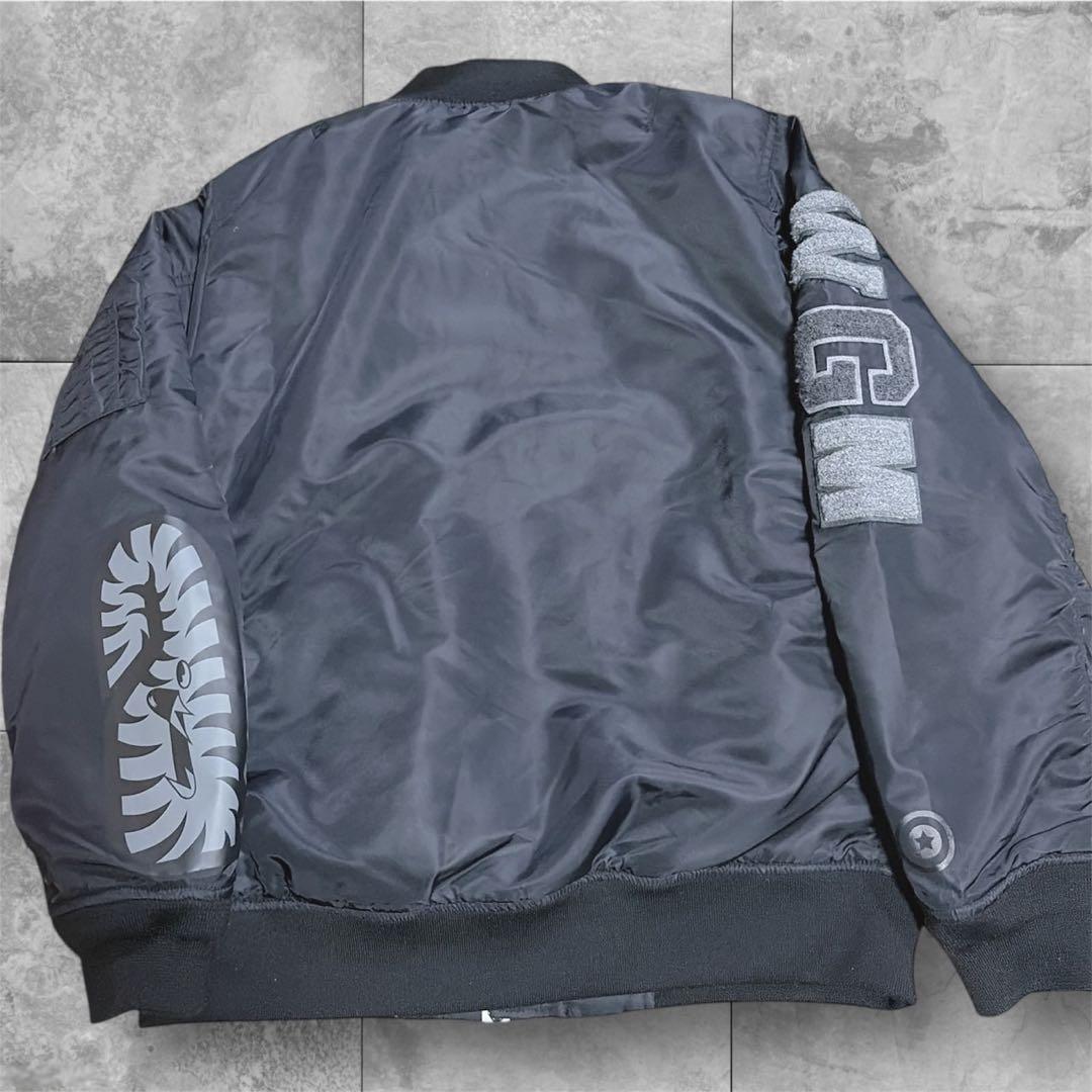 ✨️NewJeans ヘリン着用 ✨️ベイシングエイプ シャーク MA-1 Mサイズ