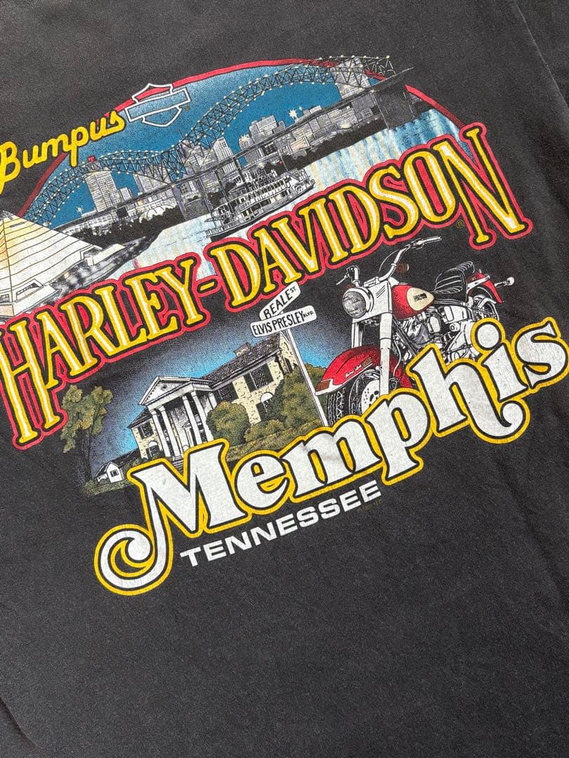 90年代 Harley-Davidson ハーレー Tシャツ ンテージ 黒