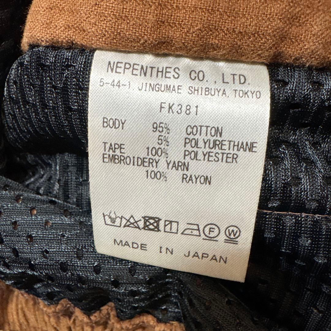 Needles 茶色コーディロイ
