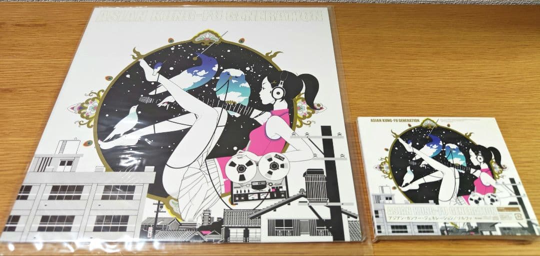 ☆美品LP+初回CD 2004年版ソルファ アジカン