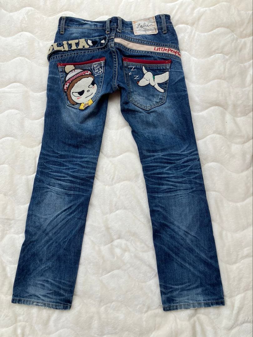 LOLITA JEANS　奈良美智　ジーパン　デニム　刺繍