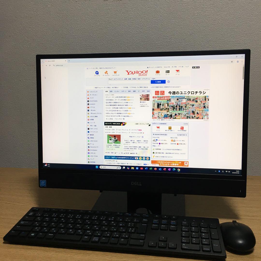 DELL inspiron Win11 8Gメモリ SSD512G 21.5'