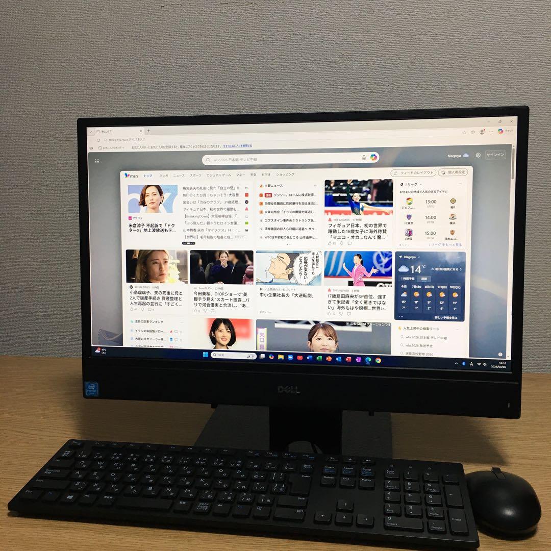 DELL inspiron Win11 8Gメモリ SSD512G 21.5'