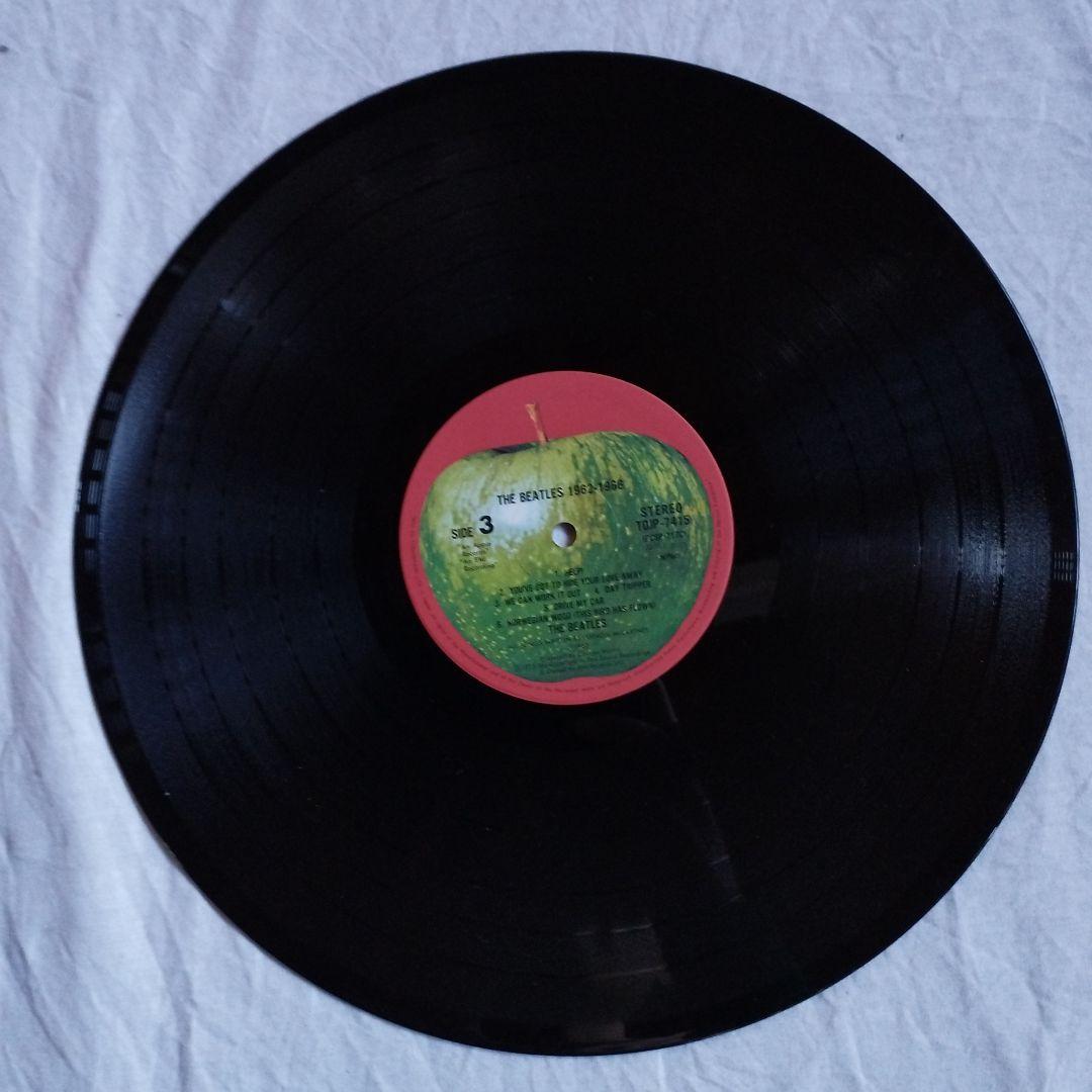 レコード　国内盤　オデオン　赤盤　LP　2枚組　ビートルズ　送料込み