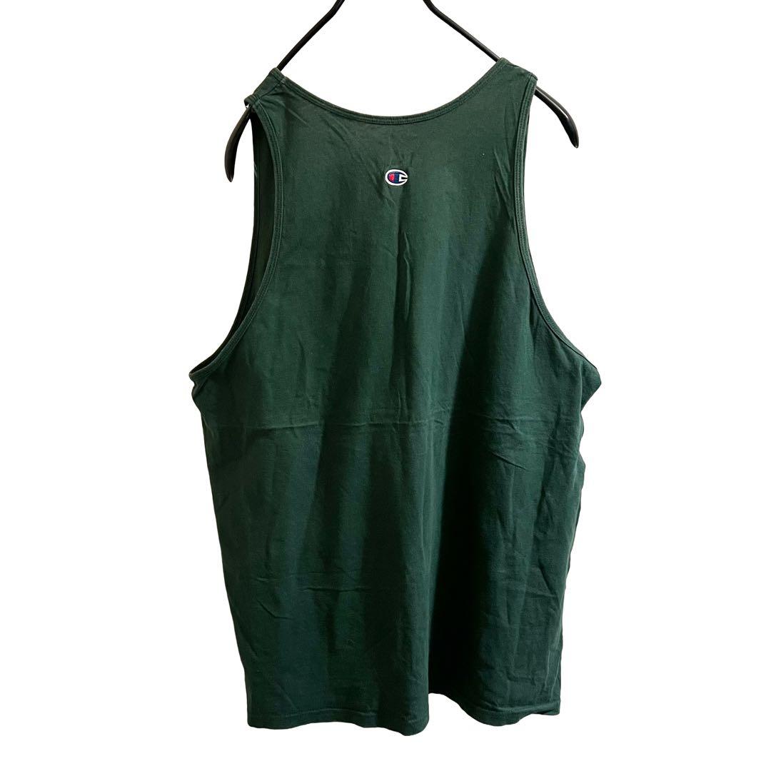 【ハワイ現地物】Champion ハワイ大学 公式タンクトップ 緑 XL相当