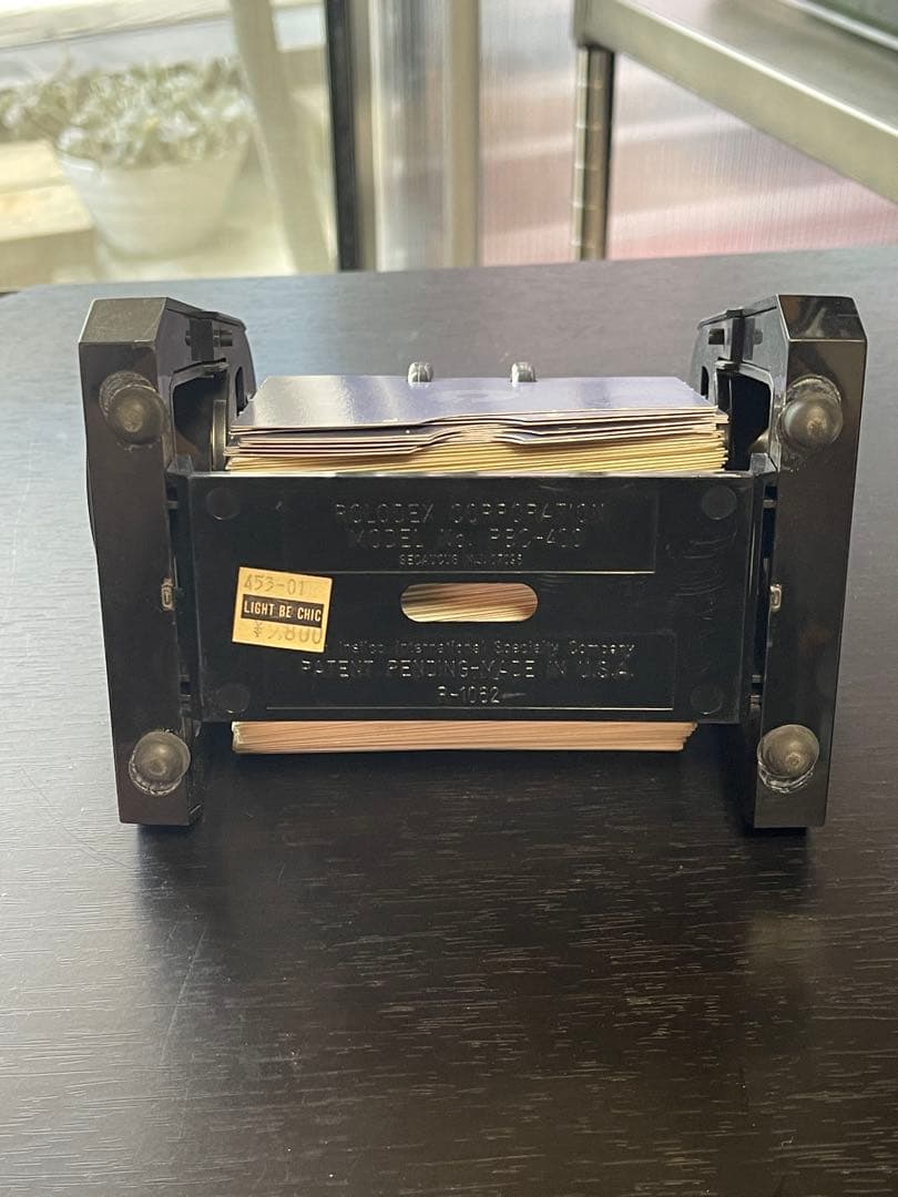ROLODEX ローロデックス　回転式名刺フォルダ 　レトロ　ビンテージ