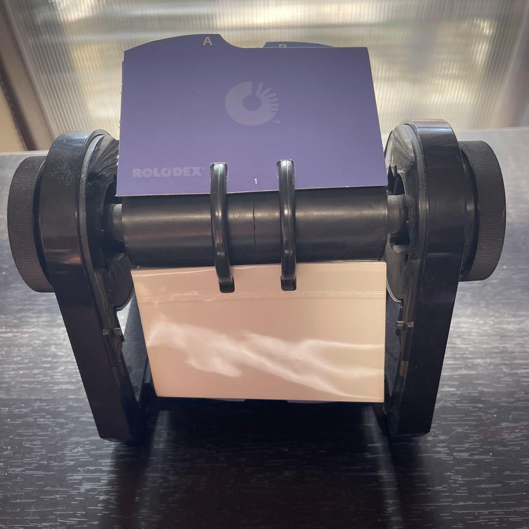 ROLODEX ローロデックス　回転式名刺フォルダ 　レトロ　ビンテージ