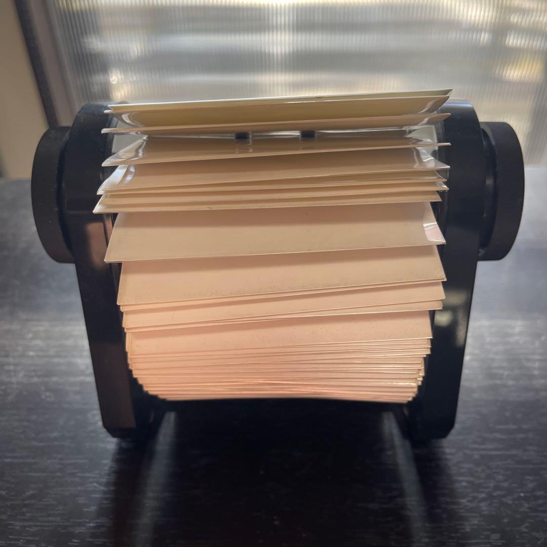 ROLODEX ローロデックス　回転式名刺フォルダ 　レトロ　ビンテージ