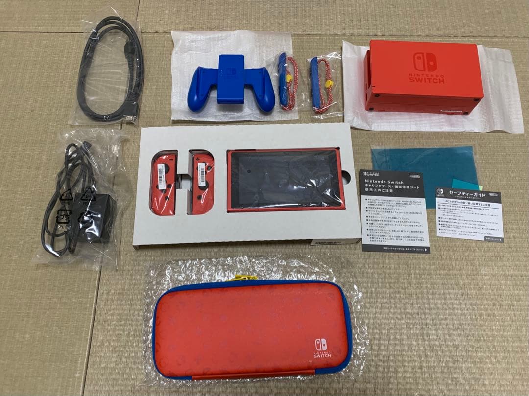 ニンテンドーSwitch マリオレッド×ブルーセット完品