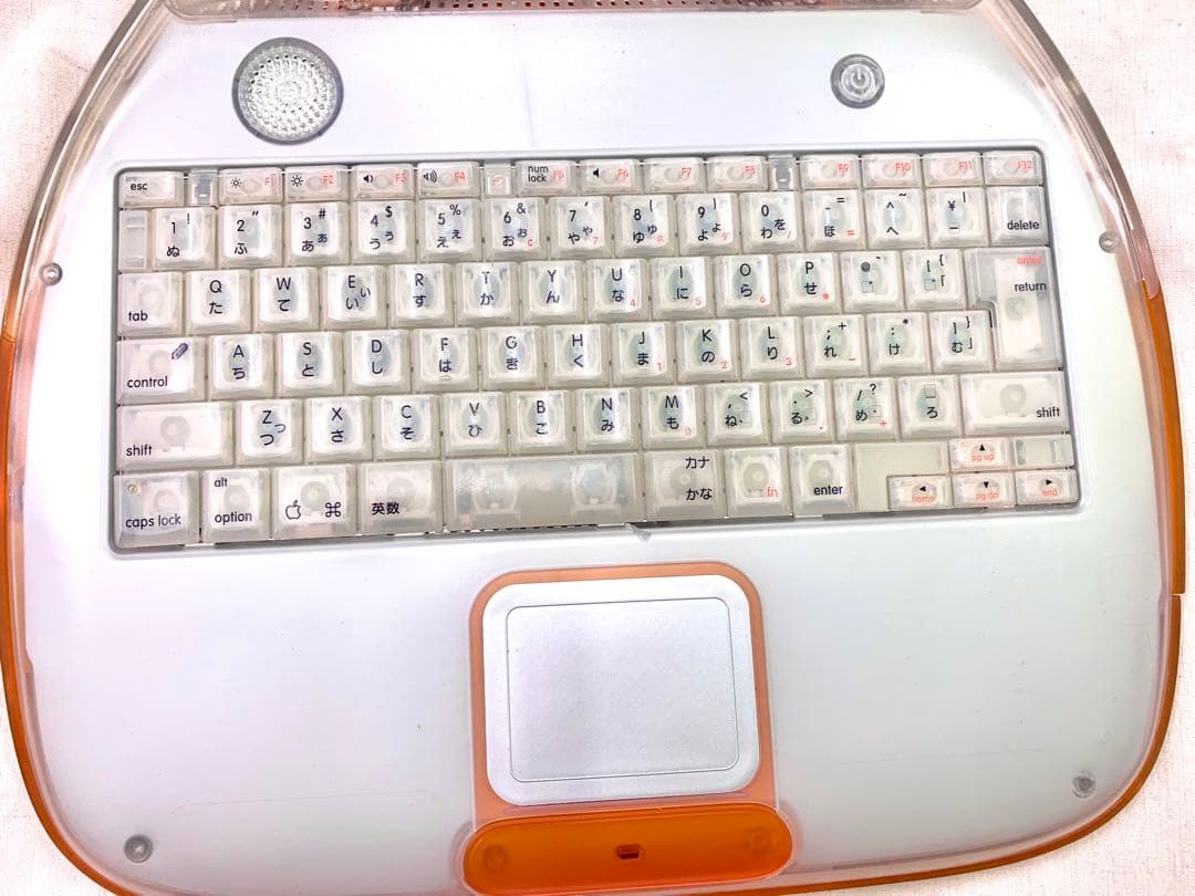 ジャンクApple iBook G3 M2453 クラムシェル タンジェリン