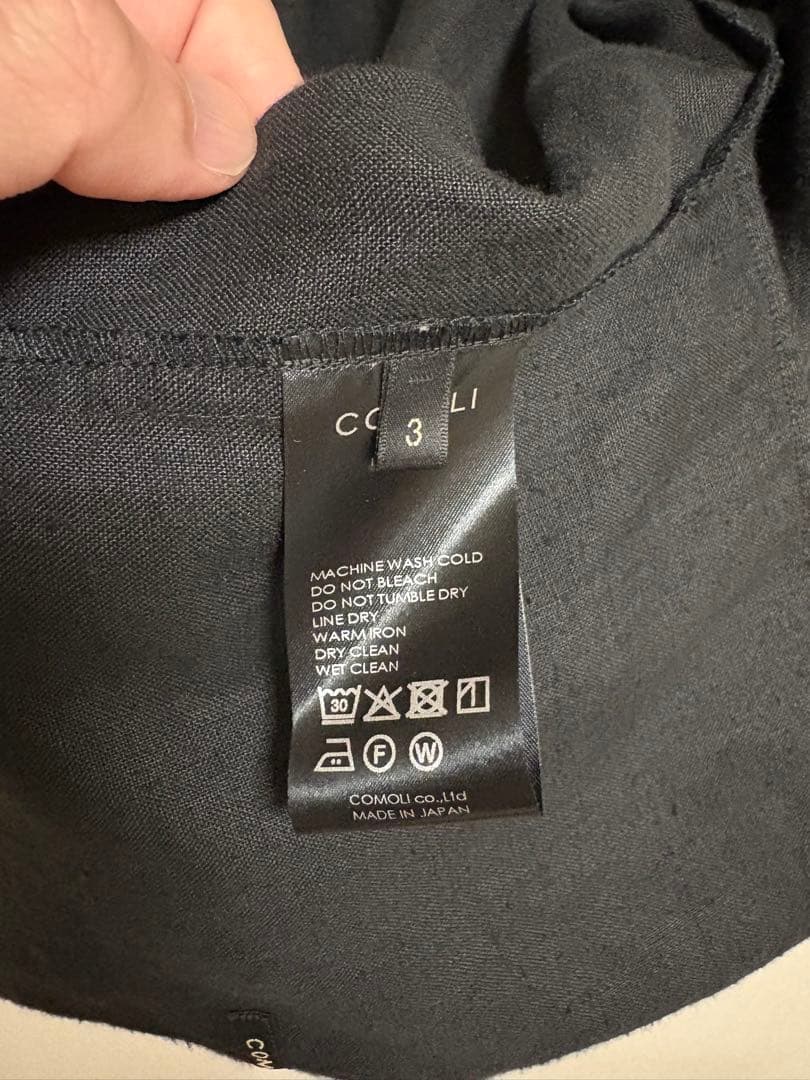 COMOLI カナパジップジャケット（25ss）