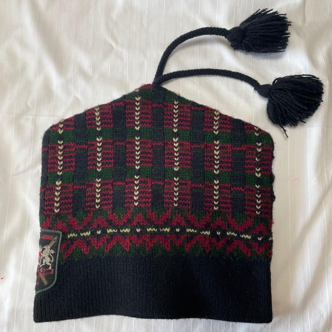 帽子 90s Polo Ralph Lauren Nordic Knit Cap