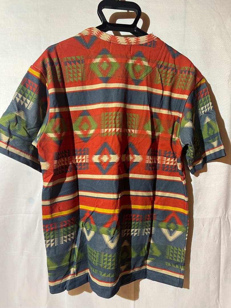 RRL ダブルアールエル ラルフローレン 半袖Tシャツ ブルーマルチ