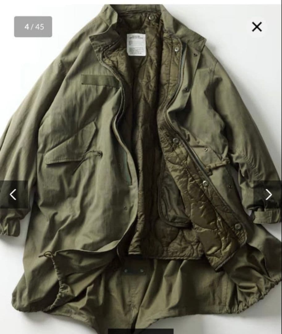 FREAKS STORE M-65　キルティングライナー付き　モッズコート L
