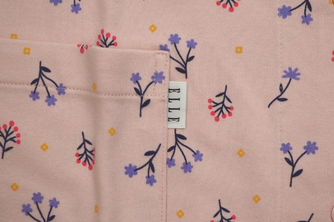 【新品】エルELLE　秋冬物厚手スムース パジャマ（L)