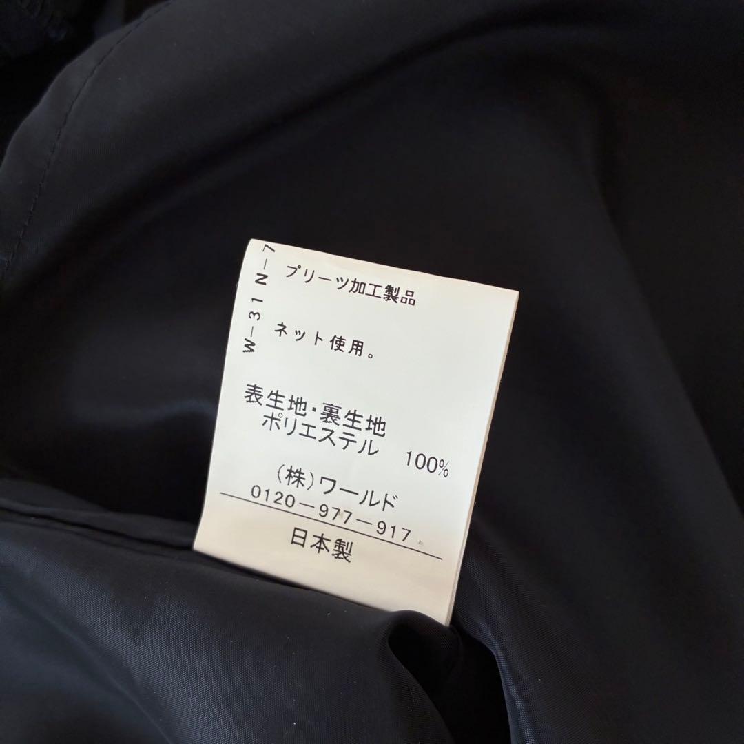 Reflect新品✨ブラックシフォンプリーツセレモニーワンピース卒業式入学式