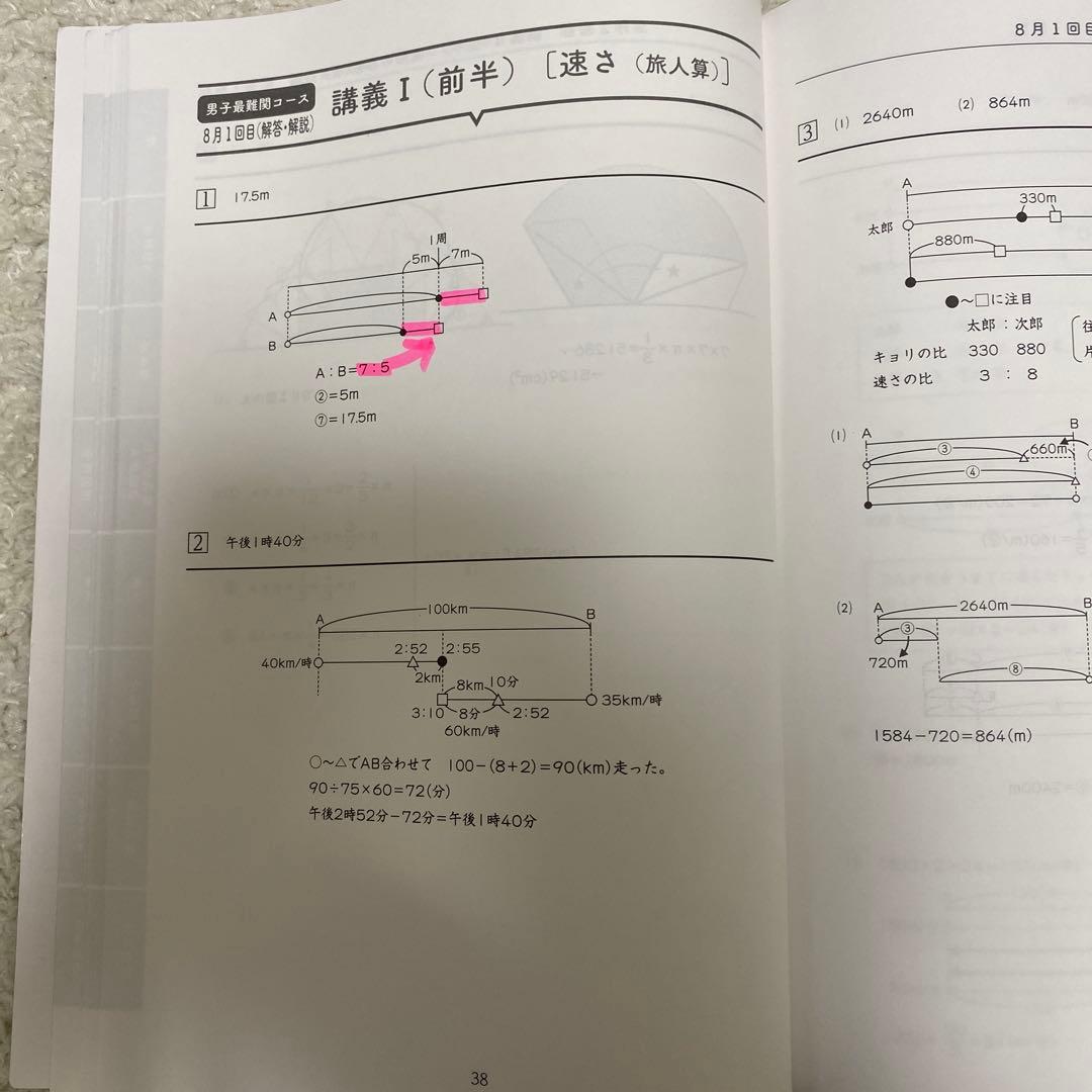 小6 夏期講習 灘コース 教材セット