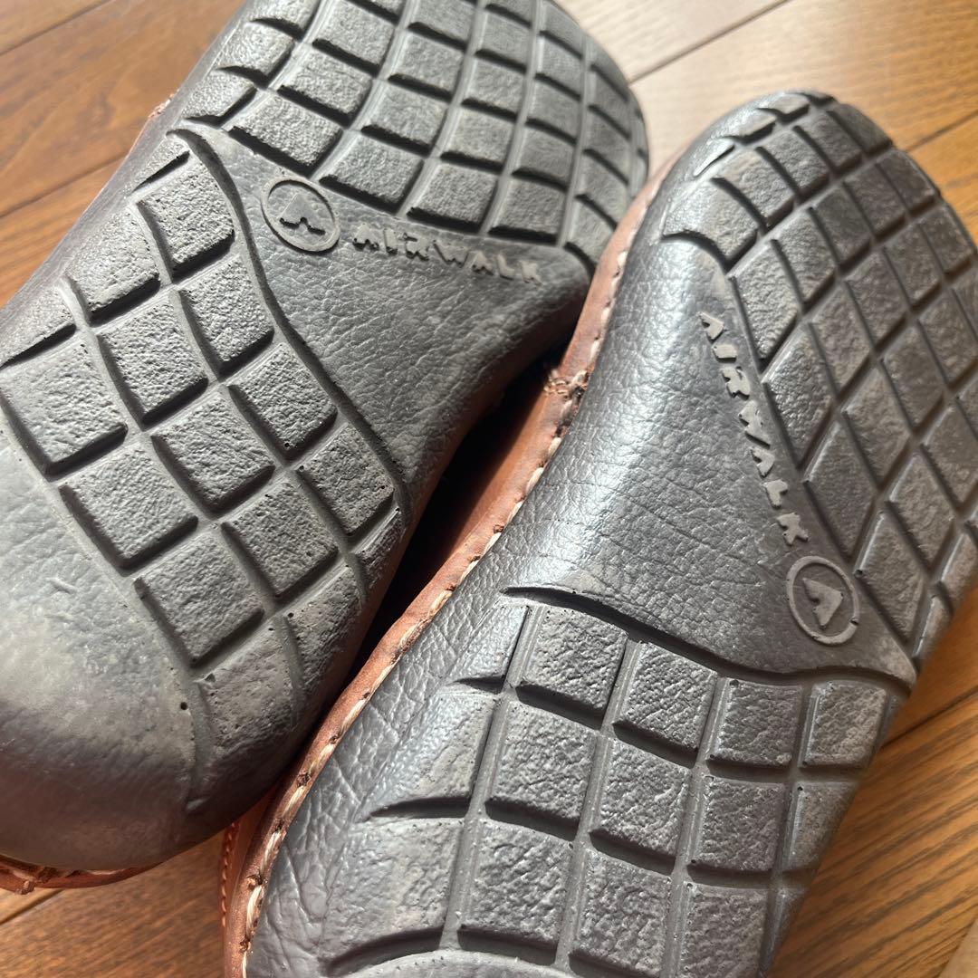 希少90s airwalk ブラウン レザー