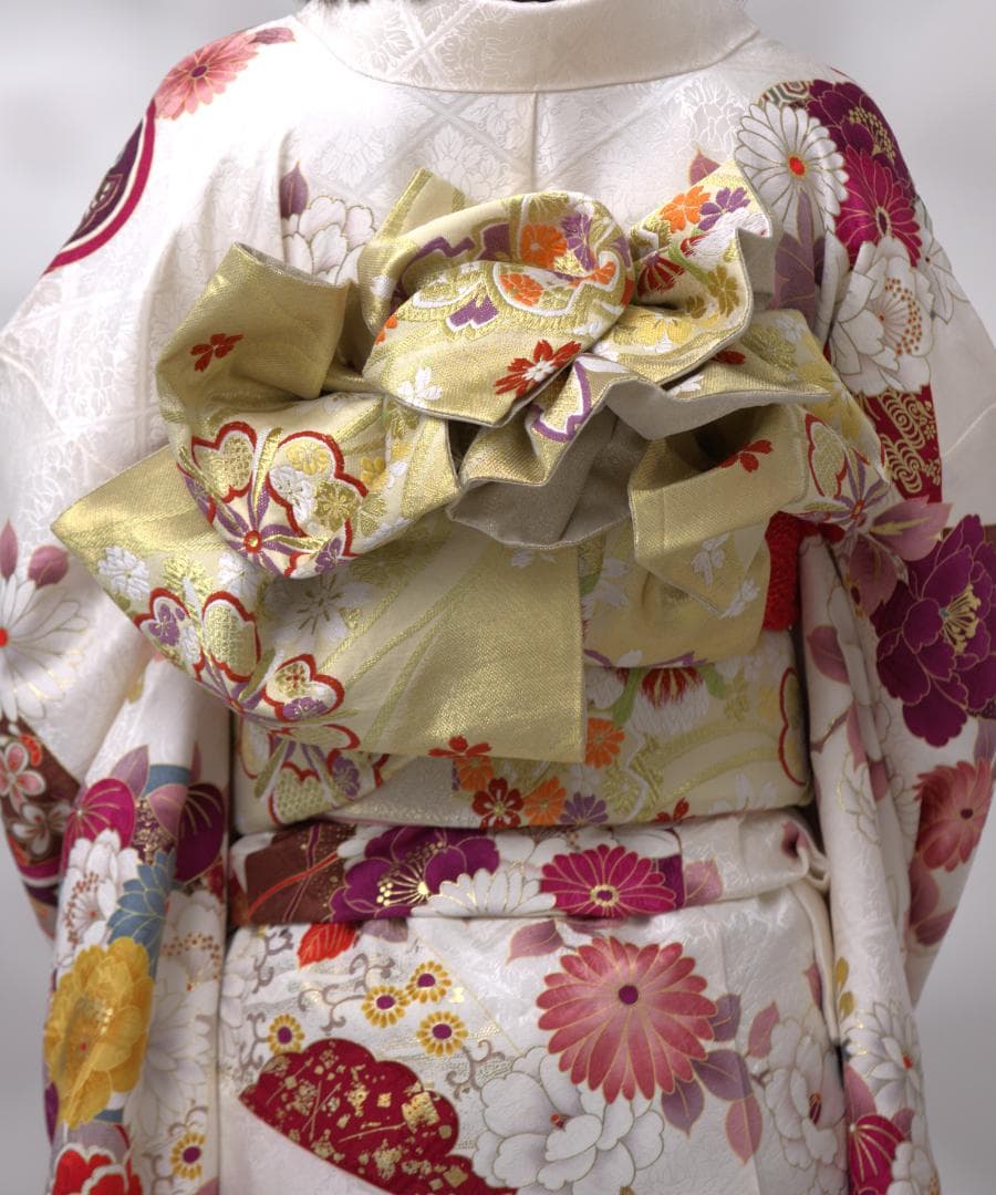 ≪美品≫正絹　振袖9点フルセット【962】【150cm~160cmの方用】