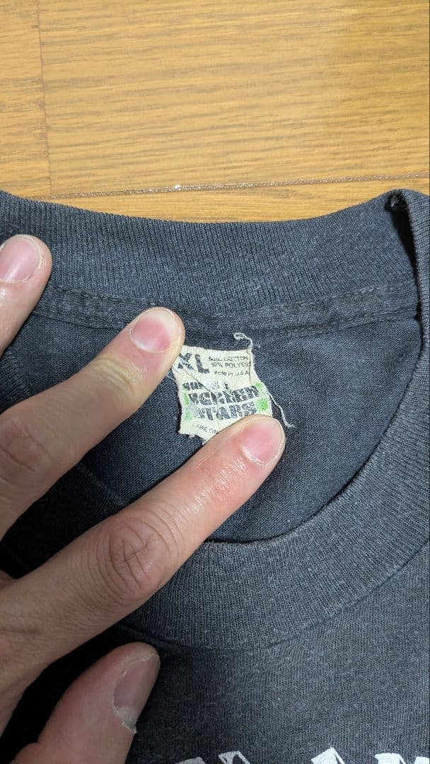 ハーレー Tシャツ 黒フェード USA製 XL ヴィンテージ