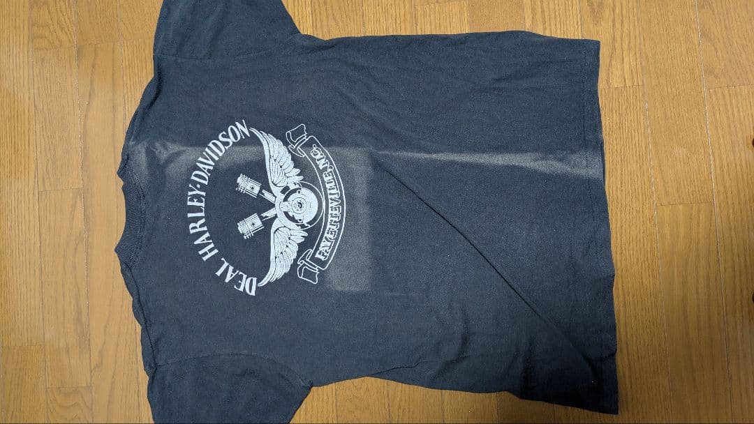 ハーレー Tシャツ 黒フェード USA製 XL ヴィンテージ