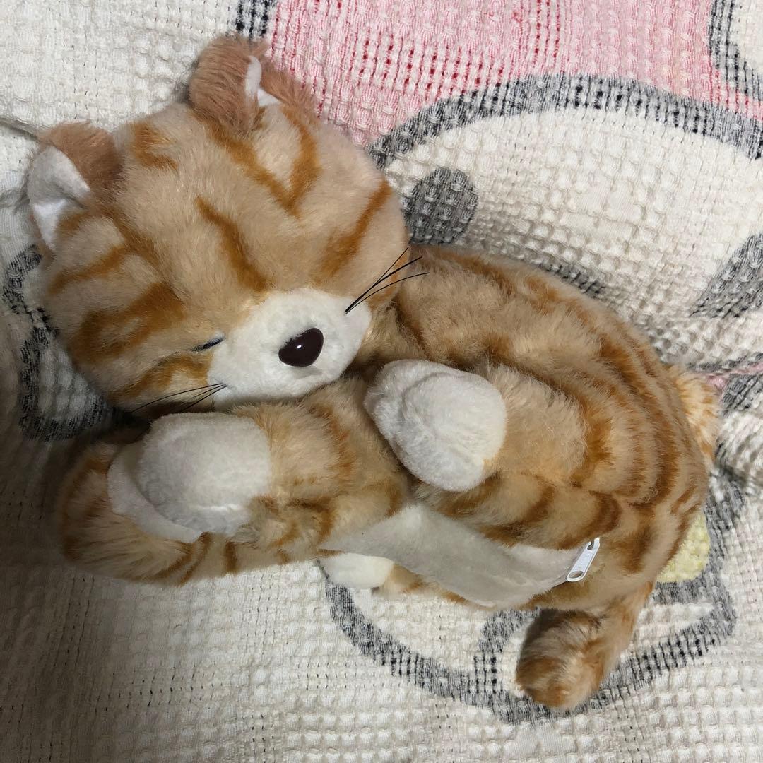 昭和レトロ　日清食品　懸賞品　あったかニャンニャン　出前一丁　ぬいぐるみ　中古品
