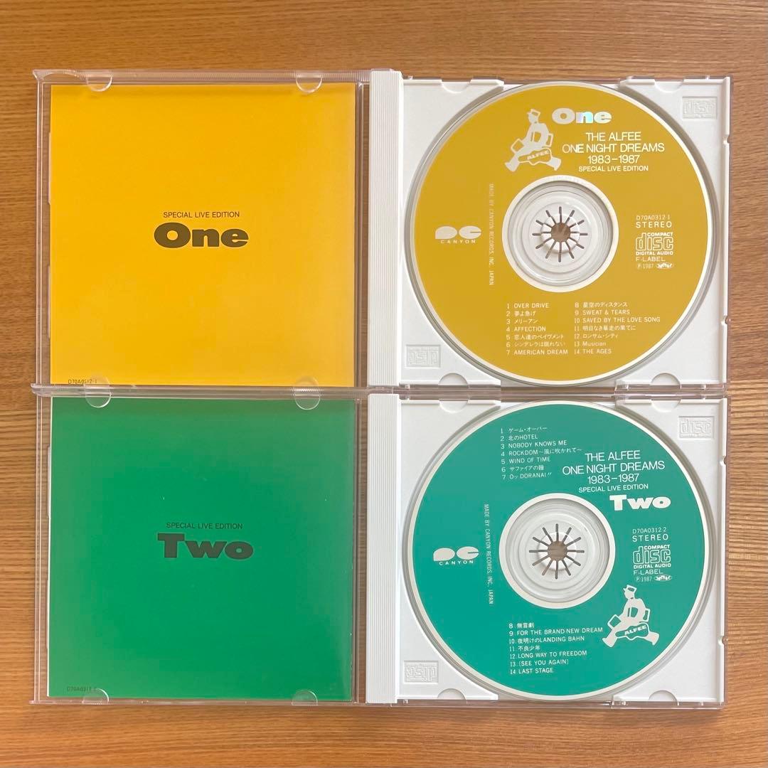 邦楽 CD ALFEE ONE NIGHT DREAMS 1983-1987