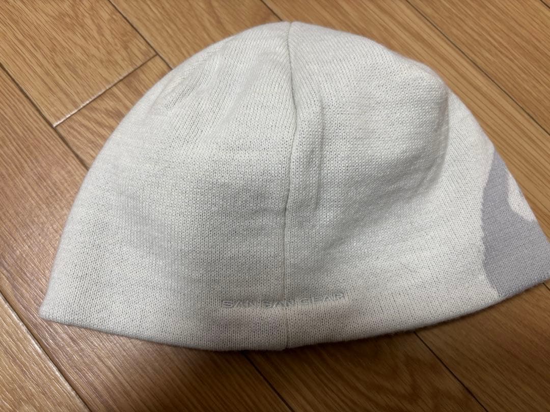 sansangear ホワイト ビーニー