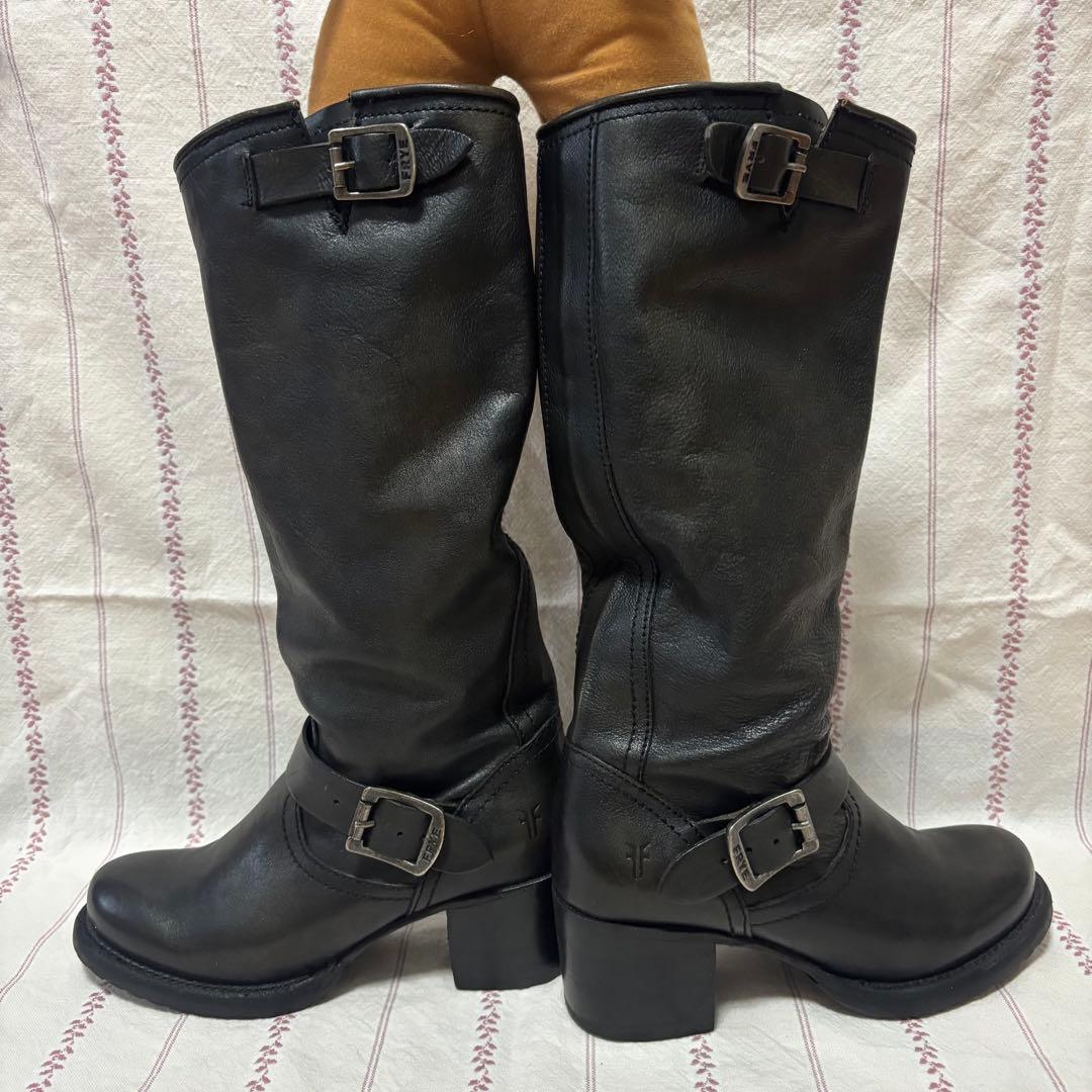 FRYE フライ エンジニアロングブーツ 22.5cm 本革Mexico