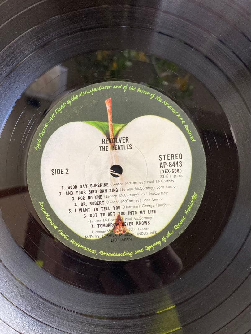 BEATLES REVOLVER LP AP-8443 初期盤 赤盤期 日本盤