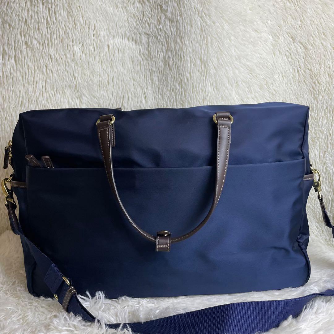 【極美品】マッキントッシュフィロソフィー 2way ボストンバッグ レザー