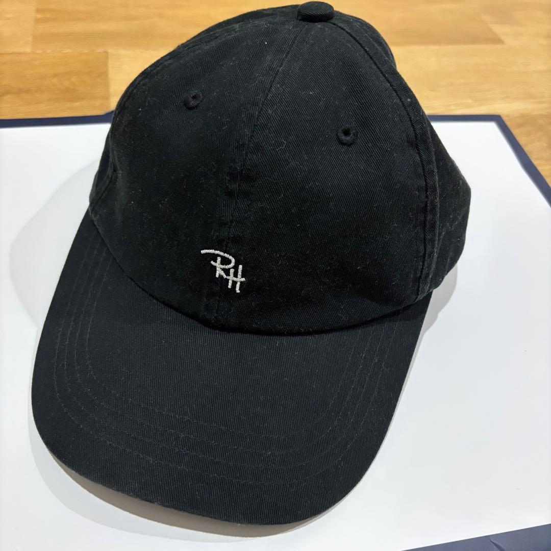 美品　Ron Herman 黒ベースボールキャップ　ロンハーマン　RH