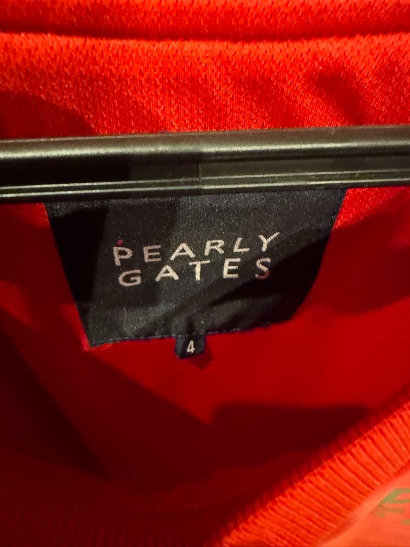 PEARLY GATES 長袖ジャケット サイズ4 レッド