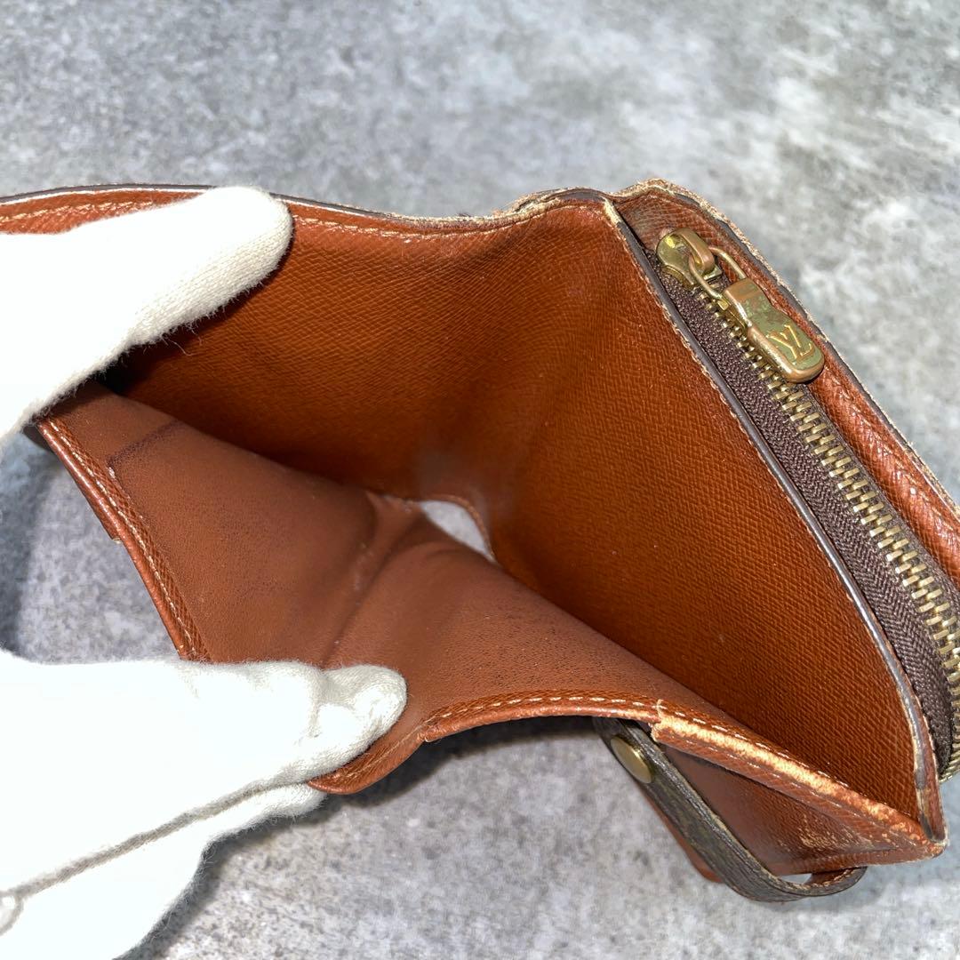 LOUIS VUITTON ルイヴィトン　折り財布　モノグラム　レザー　ブラウン