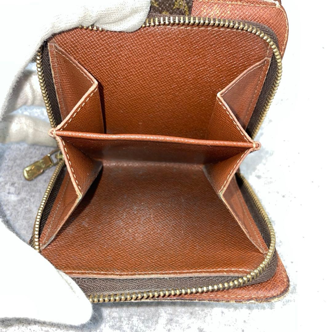 LOUIS VUITTON ルイヴィトン　折り財布　モノグラム　レザー　ブラウン