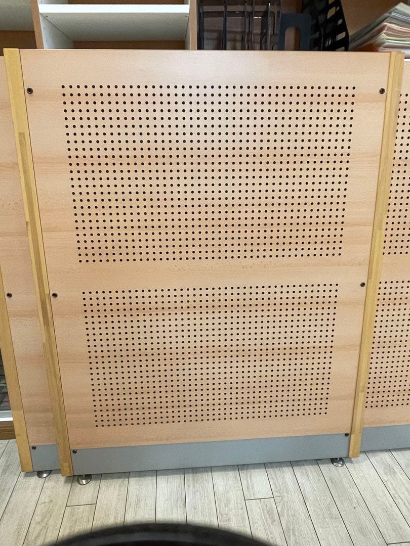 木製　オフィスパーテーション 5枚セット