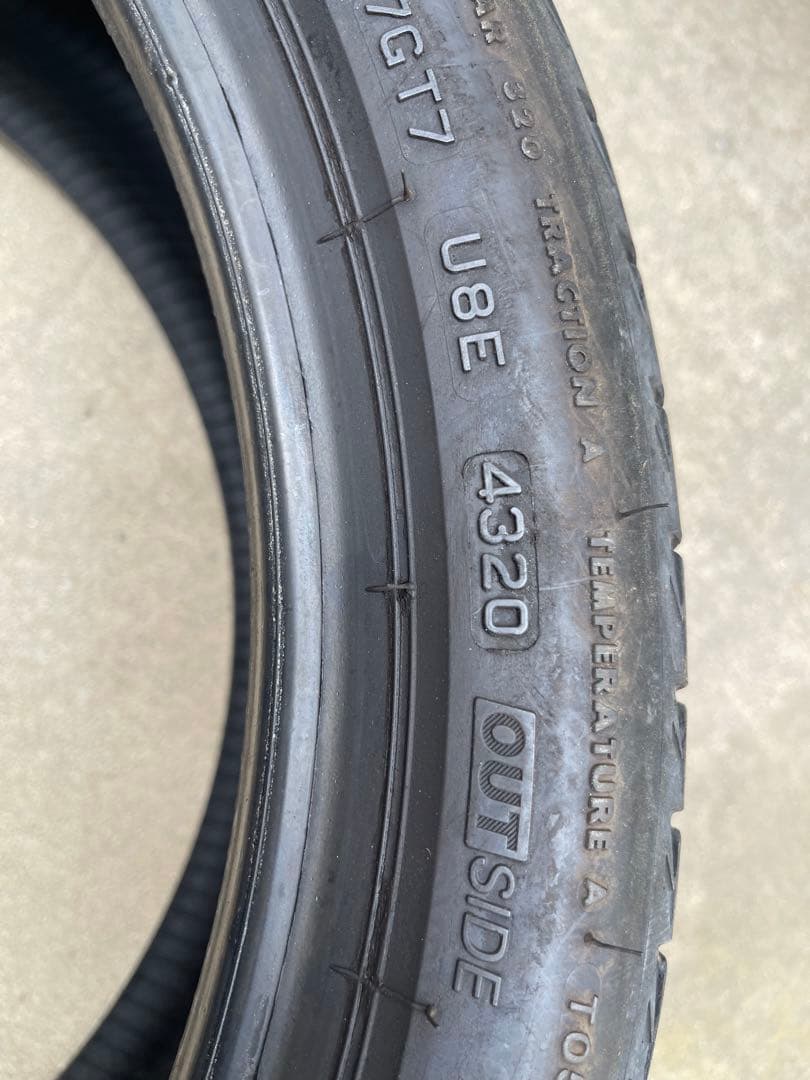 極上中古タイヤ 225/40R18 ブリヂストン トランザ