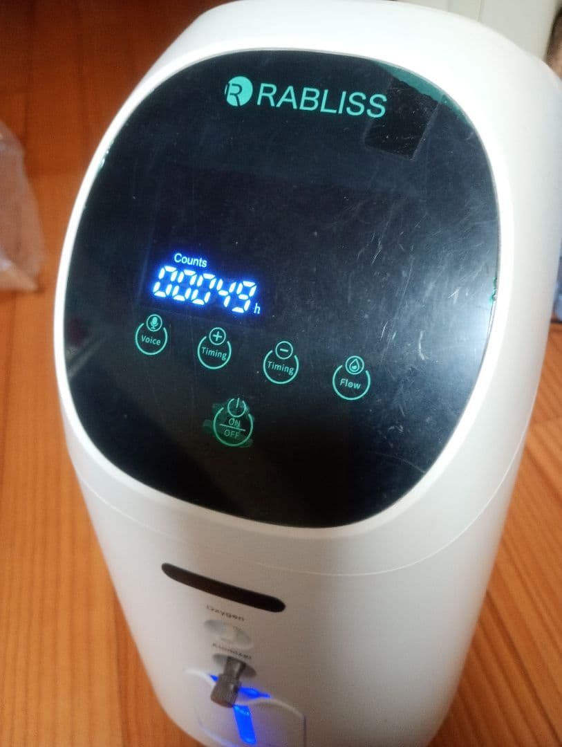 ​極美品酸素発生器 RABLISS KO306 9千時間のうち使用時間1%未満
