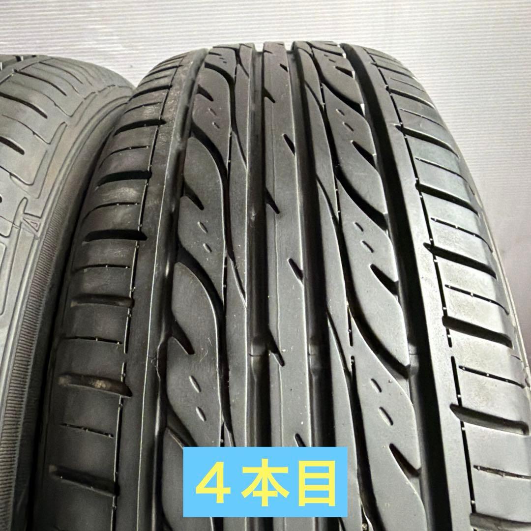 送料無料◆185/70R14/夏4本/残溝約5〜6.5㎜/製造2014年