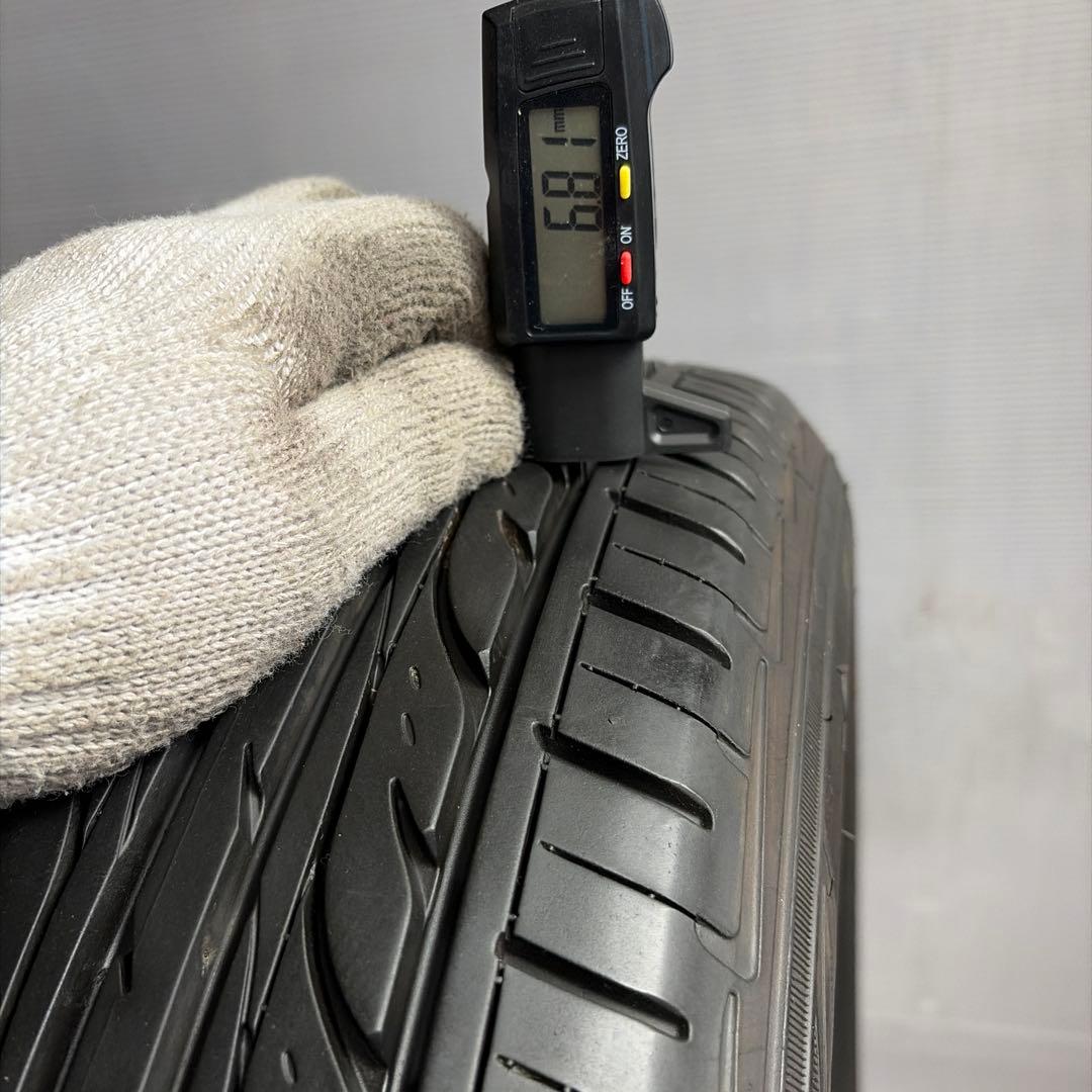 送料無料◆185/70R14/夏4本/残溝約5〜6.5㎜/製造2014年