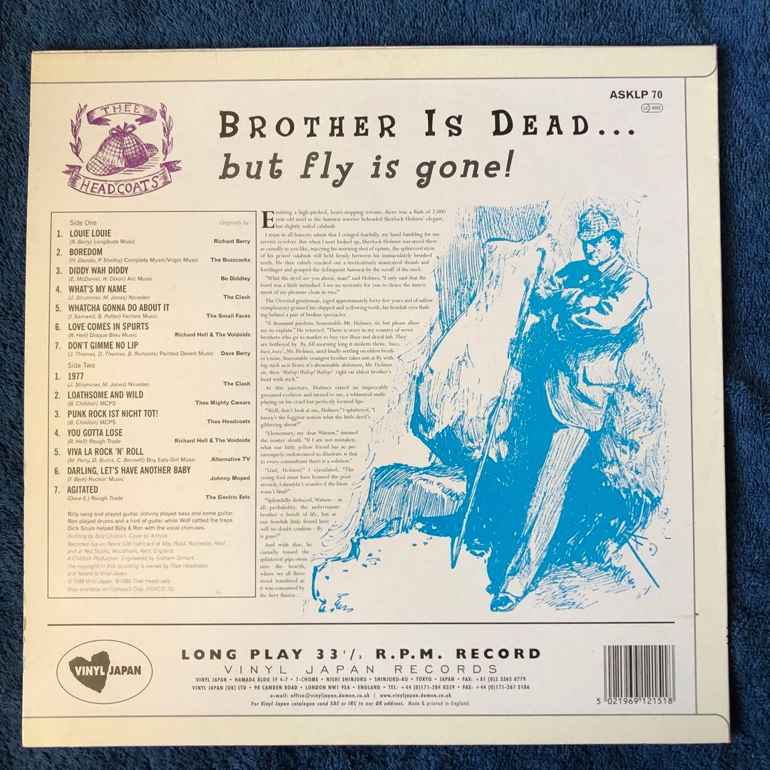 ［レア盤］UKオリジナルHEADCOATS - Brother Is Dead
