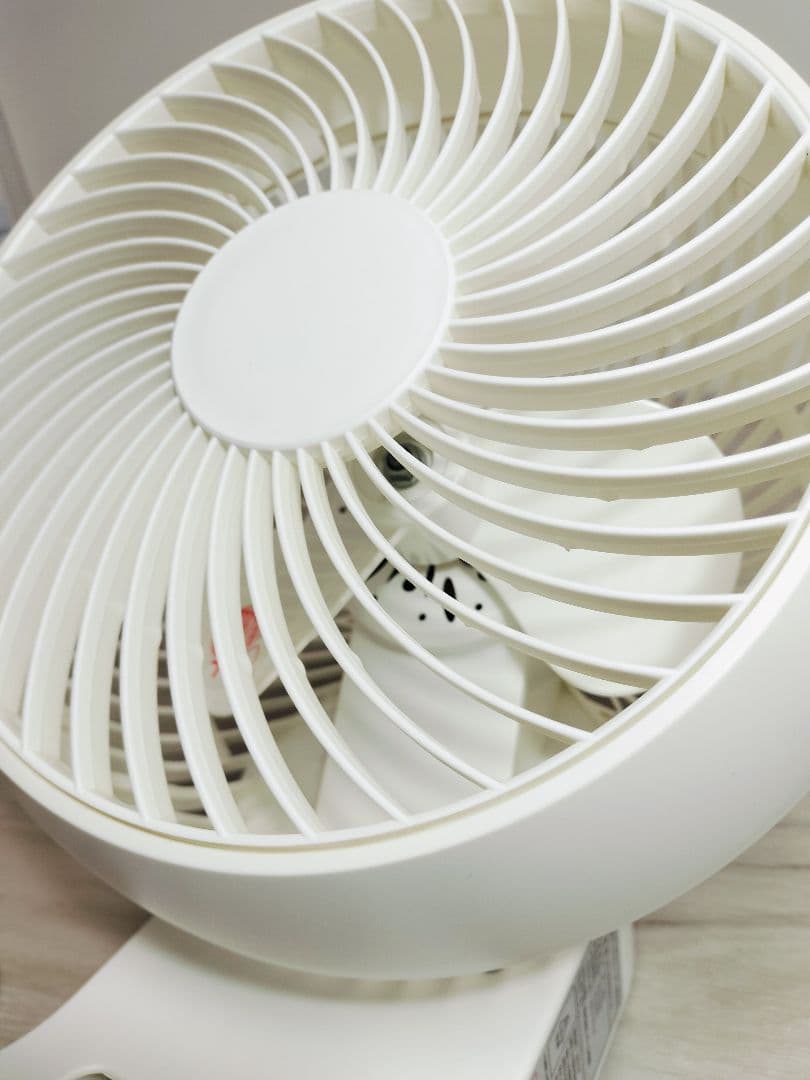 OHM 360度回転 壁掛式サーキュレーター FF-SQ940WW-W ホワイト