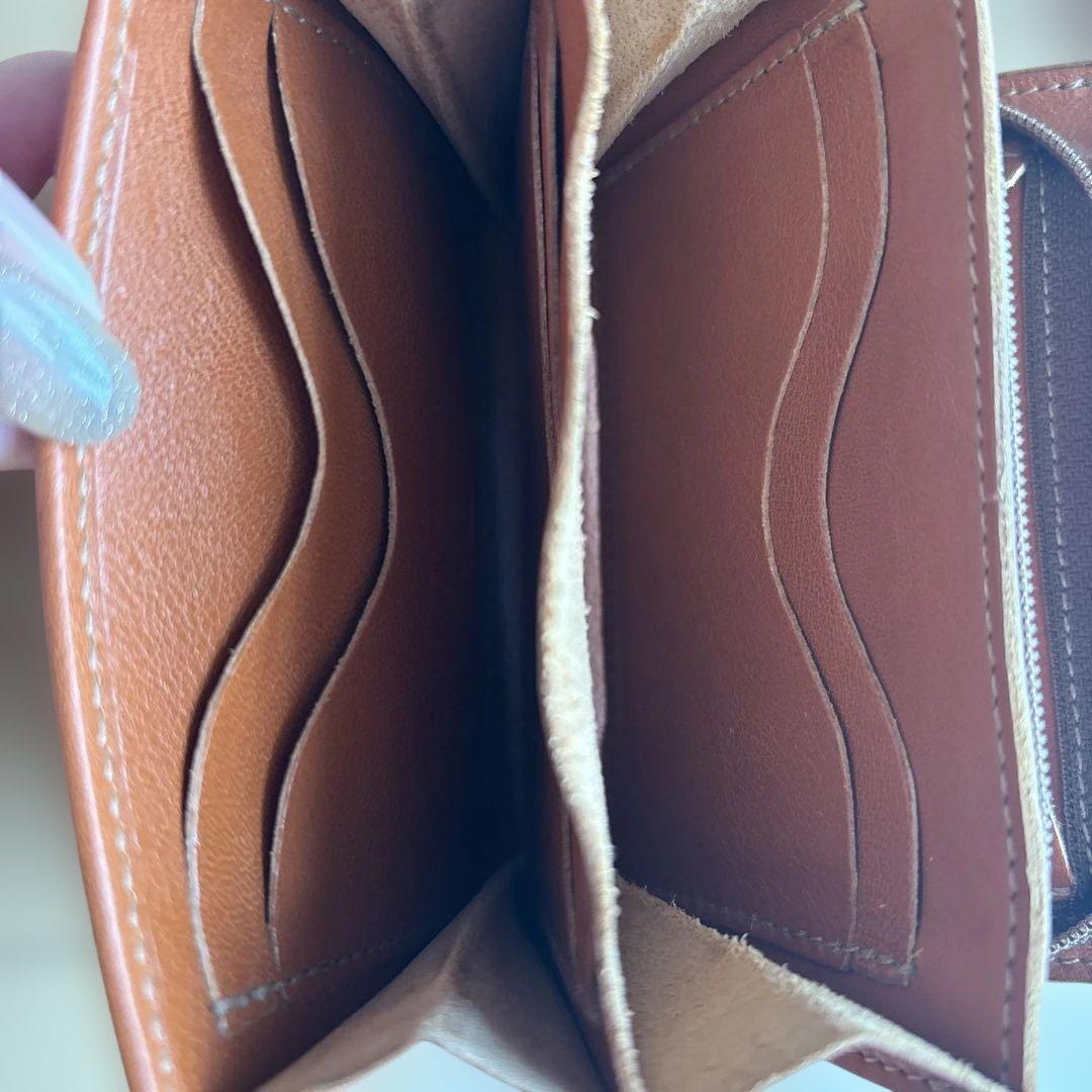 IL BISONTE イルビゾンテ レザー三つ折り財布 [キャラメル]