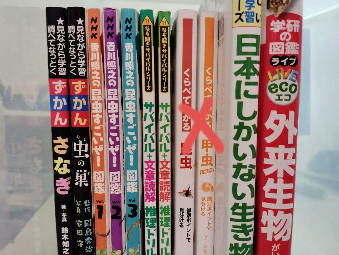 昆虫図鑑、ドリル9冊セット【17000円相当】▼値下げ依頼〜歓迎▼