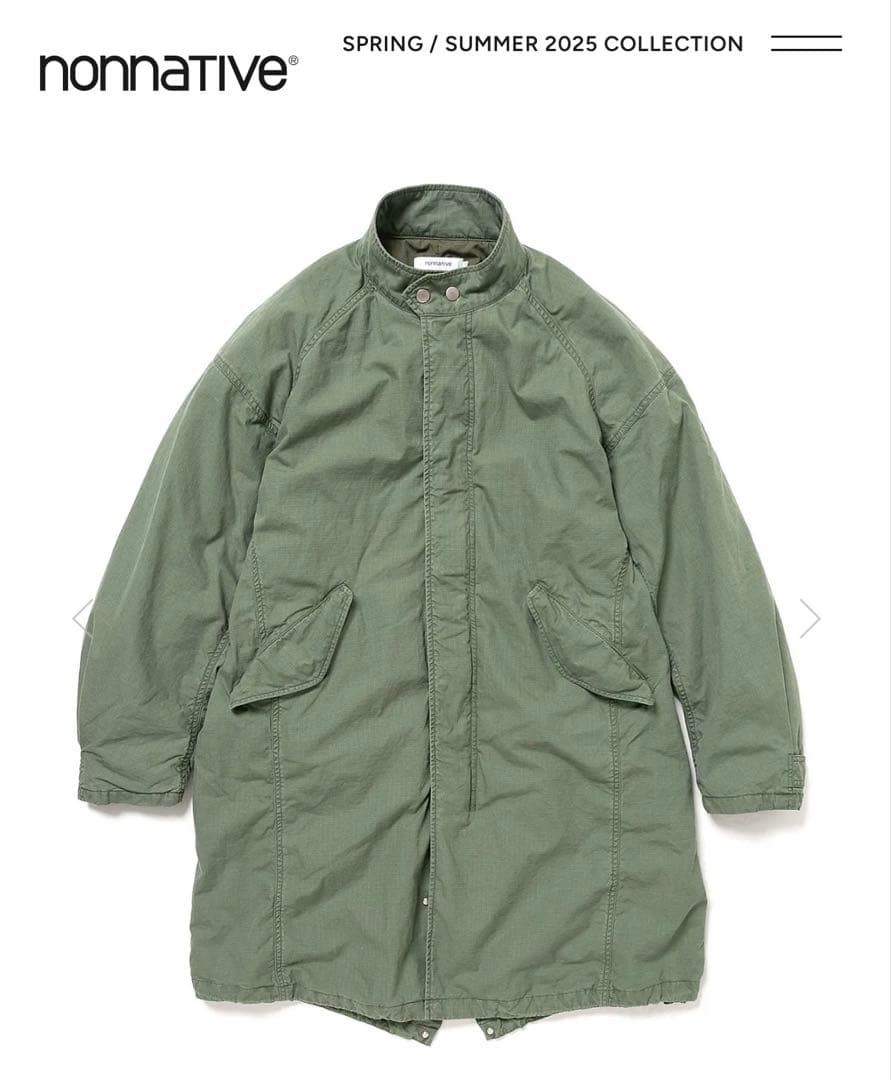 ジャケット・アウター nonnative TROOPER COAT